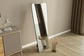 Oglinda decorativa, Siam, Vitros, 55x150x2.2 cm, MDF , Negru