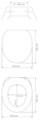Capac de toaleta Galati, Wenko, 36x46 cm, duroplast/inox, alb