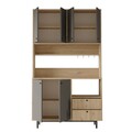 Dulap multifunctional, Locelso, RE7-SA, Stejar / Antracit