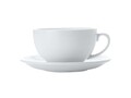 Ceasca cu farfurie pentru cappuccino, Maxwell & Williams, 320 ml, portelan, alb