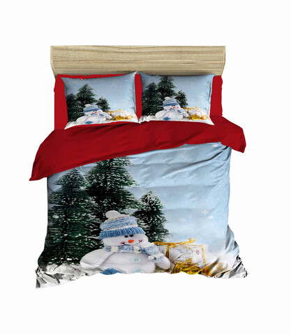 Lenjerie de pat dubla king (eu) (es), 3 piese, 431, pearl home, poliester satinat
