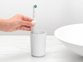 Suport periute si pasta de dinti, Brabantia, White, 7.6x7.6x11 cm, polipropilena, alb