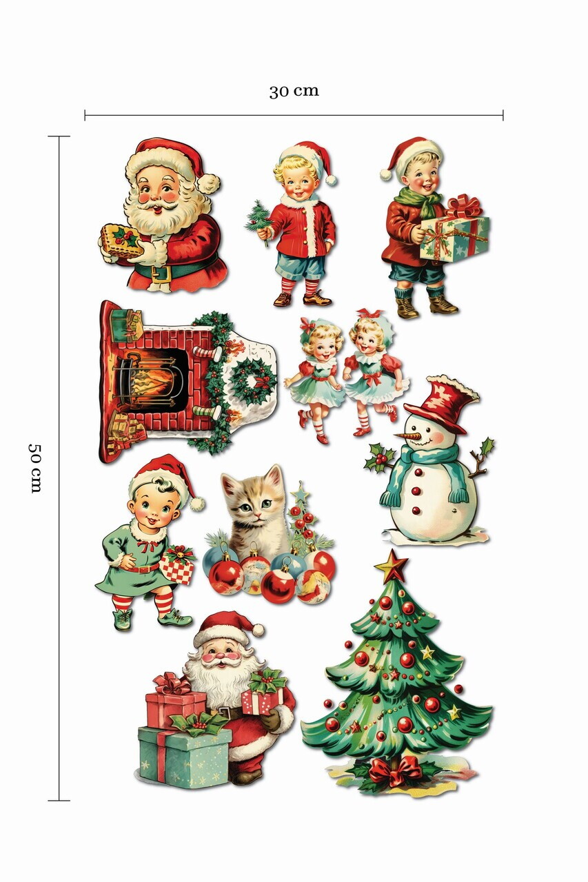 Sticker decorativ, 309095_3050, 30 x 50 cm, Multicolor — imaginea 4
