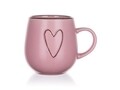 Cana, Heart, Banquet, ceramica, 500 ml, roz