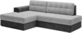 Coltar extensibil stanga 3 locuri ELTAP, LT-84MO-97MO, Blezalt, 240x150x82 cm, lemn/poliester, gri deschis/gri inchis