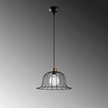 Lustra, Fulgor, 942FLG1180, Metal, Negru/Maro antic