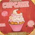 Cuier Cupcake, Creaciones Meng, 1 agatatoare, 10x10 cm, fier