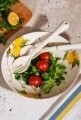 Bol pentru salata, Kosova, Yellow, ceramica, Ø25.5xH7 cm