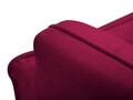 Fotoliu, Canna, Mazzini Sofas, 90x100x88 cm, catifea, rosu vin