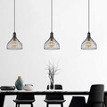 Lustra, Fulgor, 942FLG1263, Metal, Negru/Maro antic