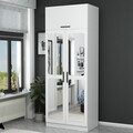 Dulap pentru haine, Minerva, Kale White, 90x235x52 cm, PAL, Alb