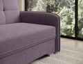 Canapea extensibila 1 loc, ELTAP, Laine, 102x109x84 cm, lemn/poliester, mov