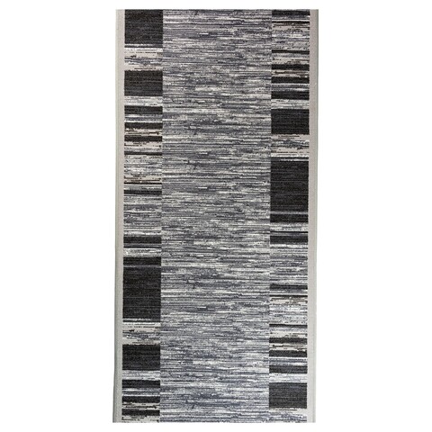 Traversa pentru hol phoenix, decorino, 80x600 cm, poliamida, gri