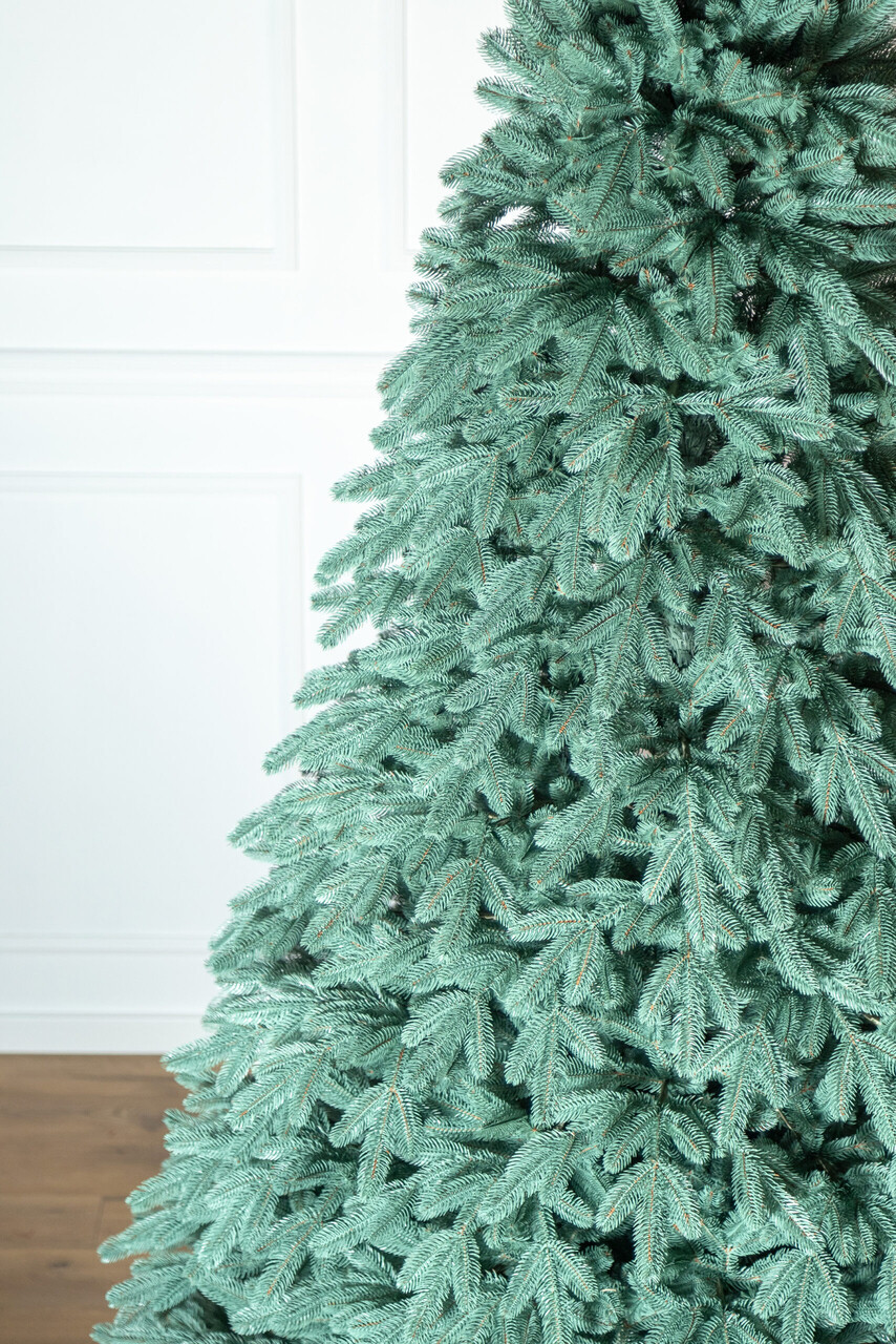 Brad artificial Christmas Deluxe by Sersimo, Laponia Select argintiu, integral 3D, 250cm — imaginea 22