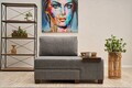Fotoliu extensibil, Atelier del Sofa, 613LFS1137, Gri