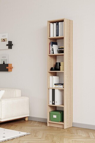 Corp biblioteca, Hanah Home, Bili5 40, 40x200x28 cm, Stejar Sonomo