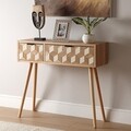 Consola cu 2 sertare Simmons, Versa, 90 x 30 x 81.5 cm, lemn de pin/MDF