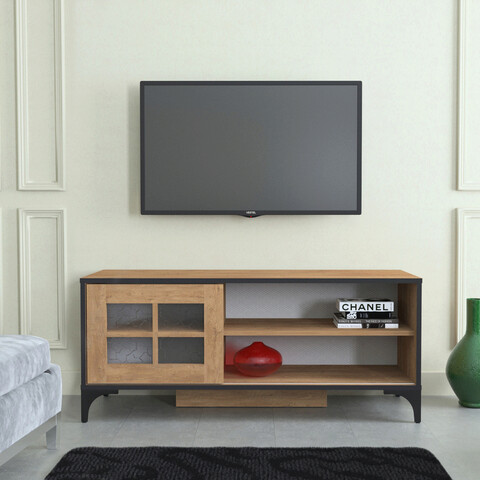 Comoda tv, comforty, revival 125lk, 125x54x42 cm, stejar