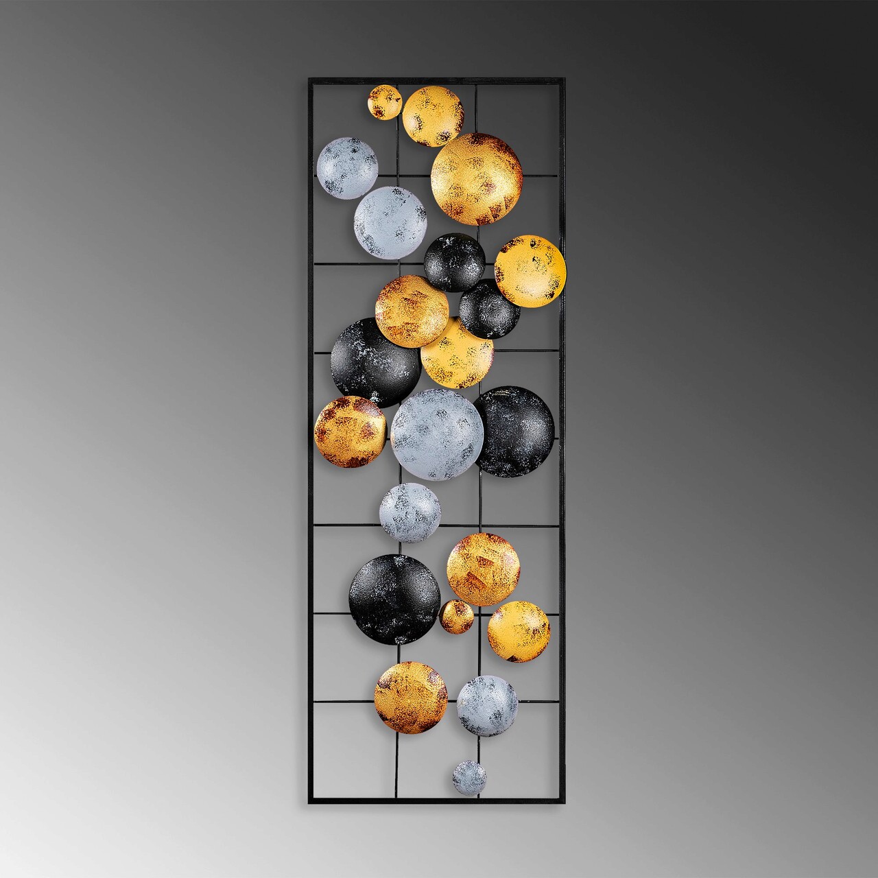 Decoratiune de perete, Camber, 90 x 32 x 4 cm, Multicolor - view 4