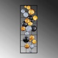 Decoratiune de perete, Camber, Metal, 90 x 32 x 4 cm, Multicolor