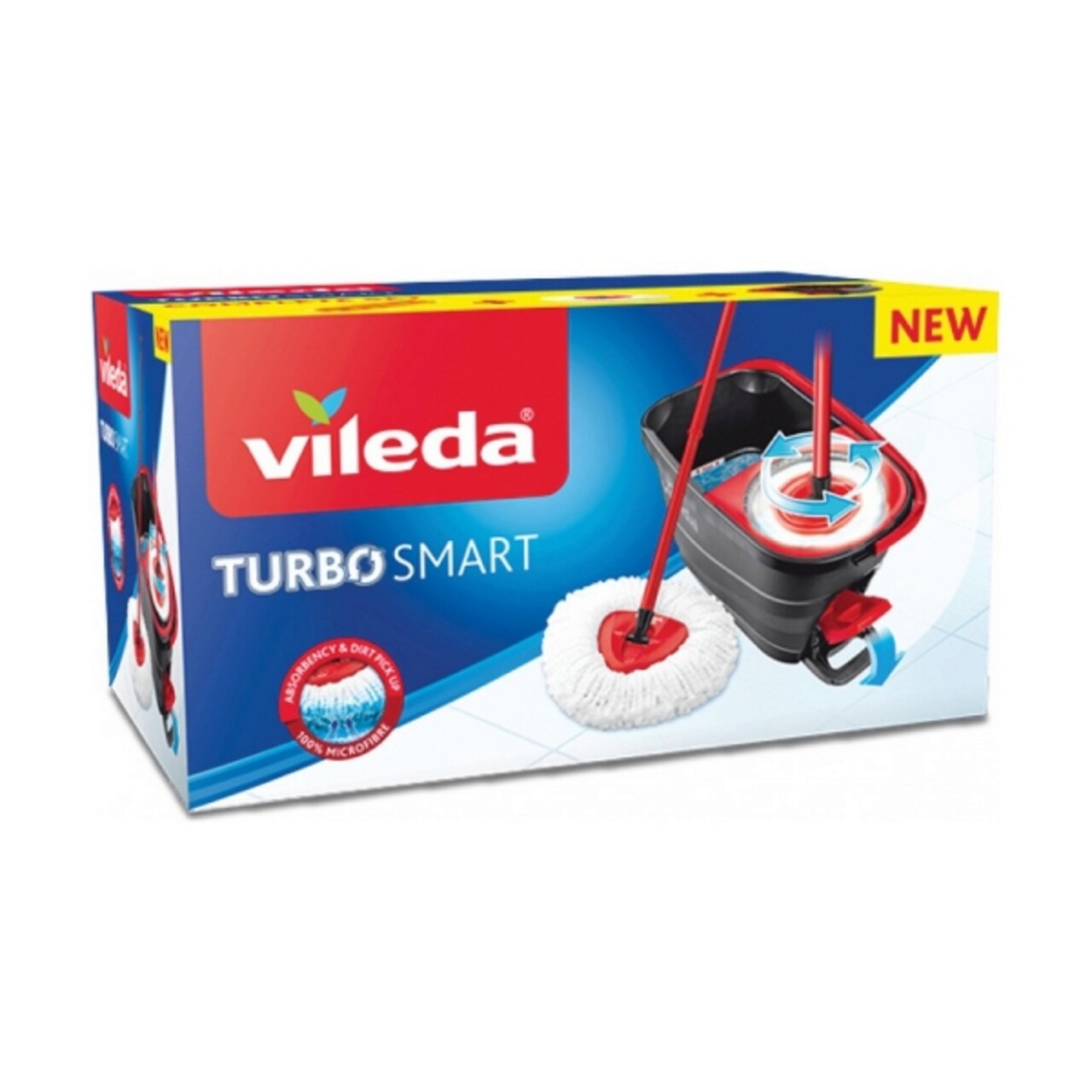 Set Mop Cu Galeata, Vileda, Turbo Smart, Plastic