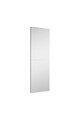 Oglinda decorativa, Mirrorland, Rectangular, Oglindă indestructibilă cu obturator, Argintiu