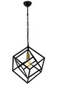 Lustra, Avonni, 683AVN1191, Metal, Negru