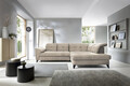 Coltar extensibil dreapta 5 locuri ELTAP, RT-20REL, Inferne, 297x210x107 cm, lemn/poliester, bej