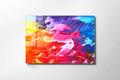 Tablou decorativ, 1263, Sticla temperata, 70 x 100 cm, Multicolor