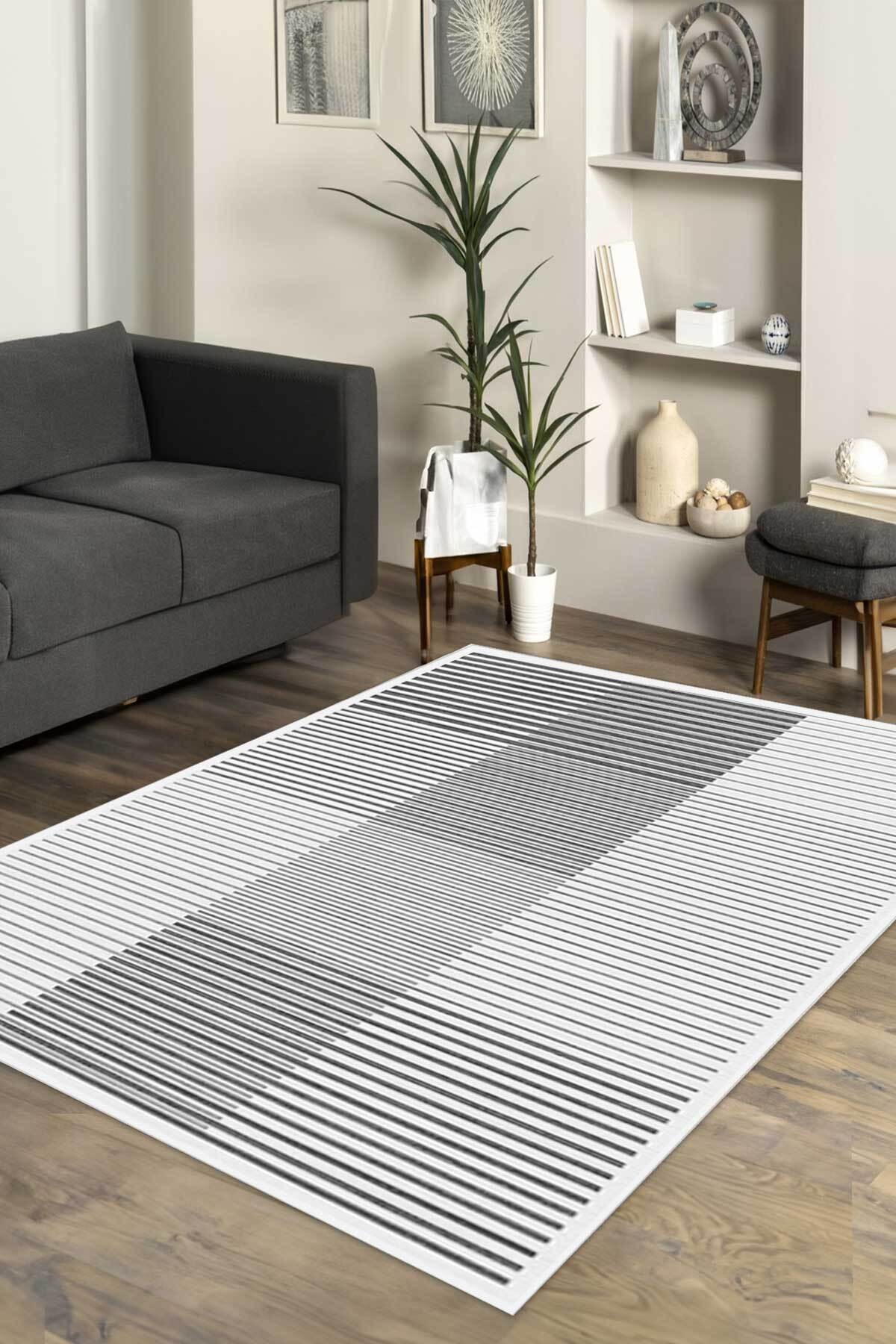 Covor, CLR-7204-110, 60x200 cm, Poliester, Gri