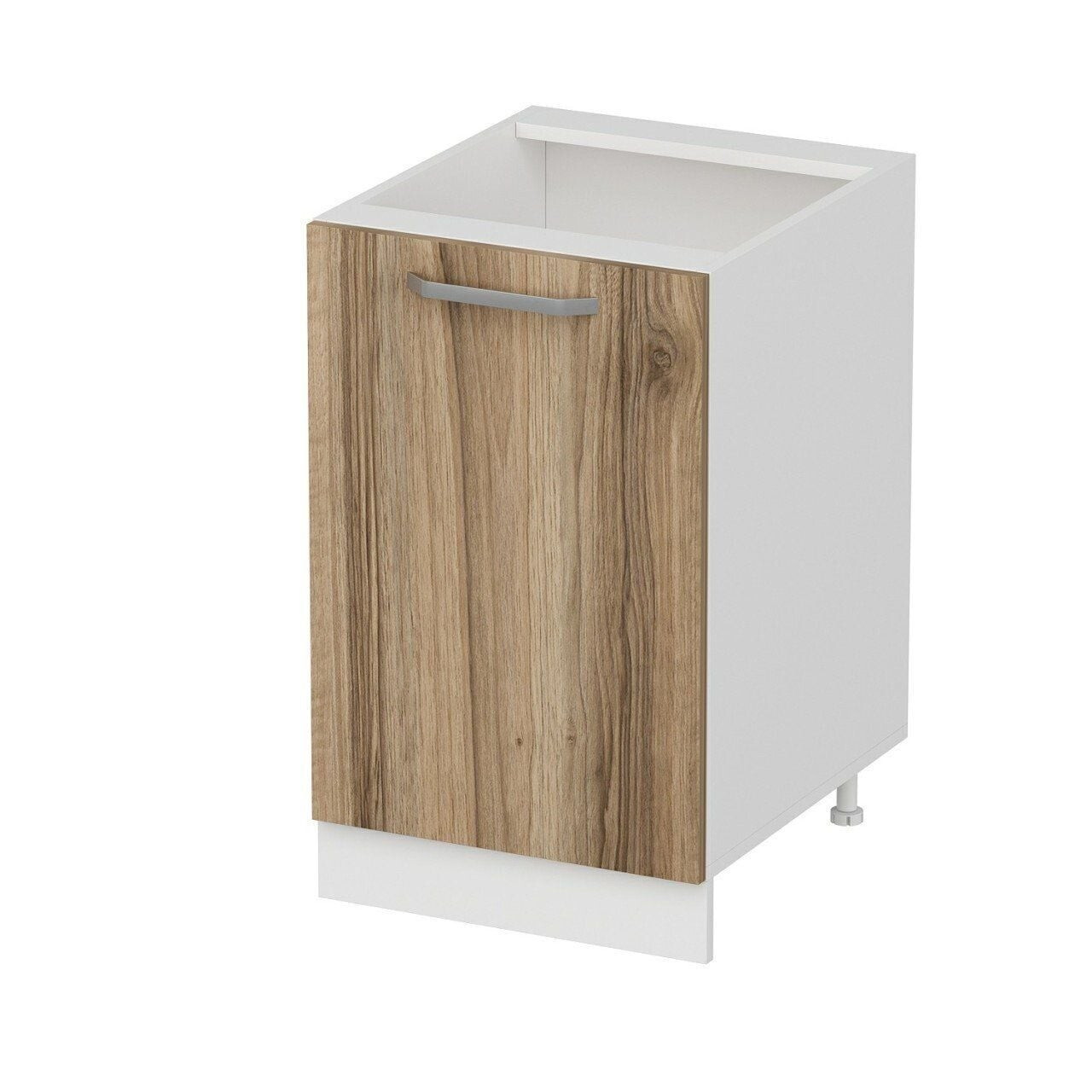 Dulap pentru bucatarie, Hanah Home, Minar, 50x87x58 cm, Alb / Dore — imaginea 6