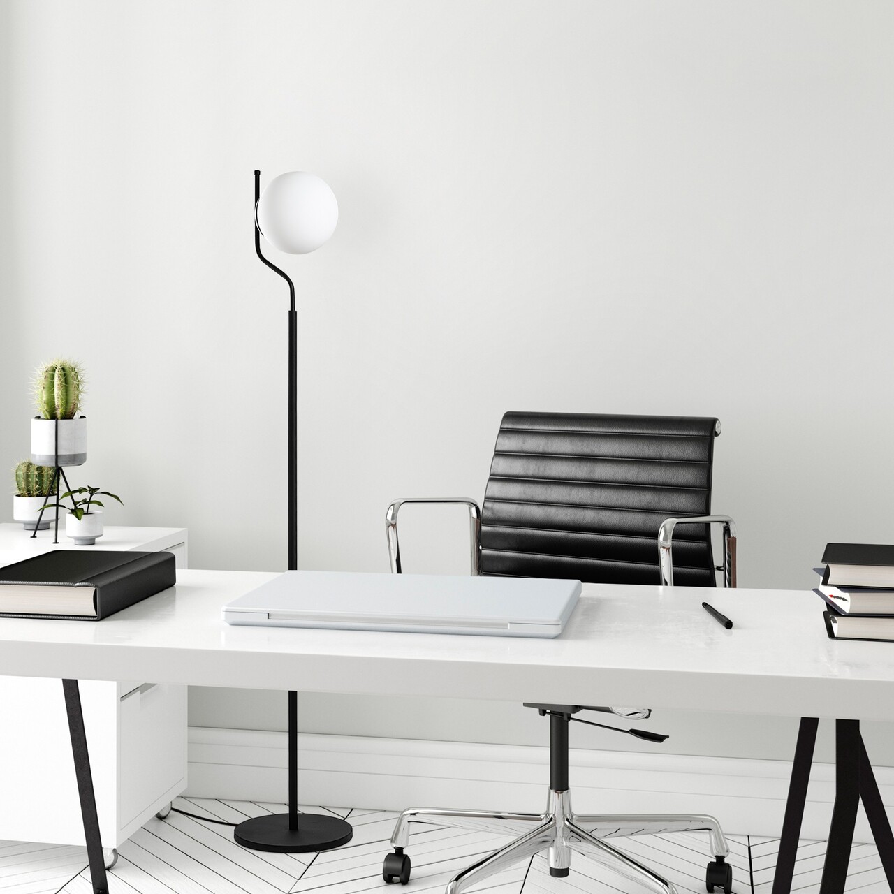 Lampadar, L'essentiel Maison, 521SHN2258, Negru