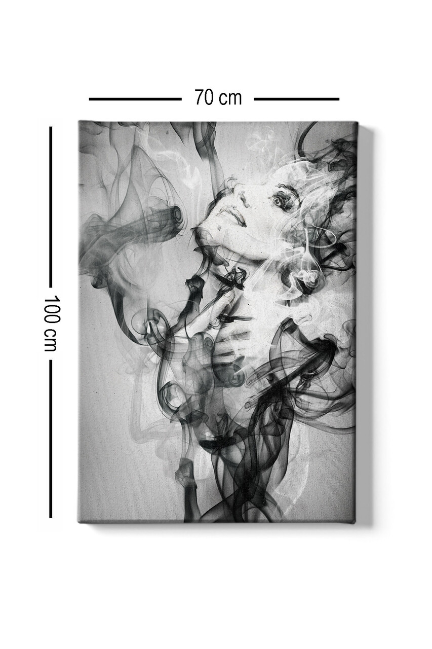 Tablou decorativ, Kanvas Tablo (70 x 100), Cadru: 100% LEMN (grosime: 3 cm), Multicolor - view 3