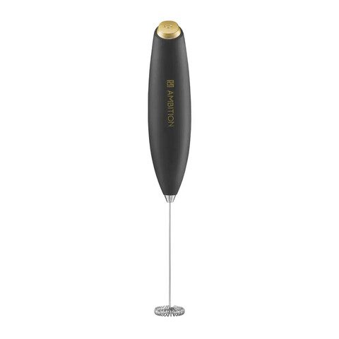 Mixer spuma de lapte Royal, Ambition, 23 cm, inox, negru