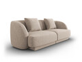 Canapea 2 locuri, Tulum, Cosmopolitan Design, 180x90x70 cm, tesatura chenille, bej