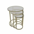 Set masute 3 piese, Hanah Home, Milas 3, Antic / Transparent