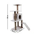 Casă pentru pisici, Paws & Whiskers, Arden, MATERIAL TEXTIL WELSOFT, Alb