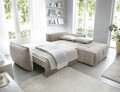 Coltar extensibil dreapta 4 locuri ELTAP, RT-18REL, Campo, 265x196x88 cm, lemn/poliester, bej deschis