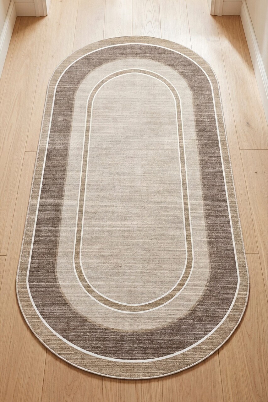 Covor, CLR-7373-HALI-42, 120x250 cm, Poliester, Bej — imaginea 5