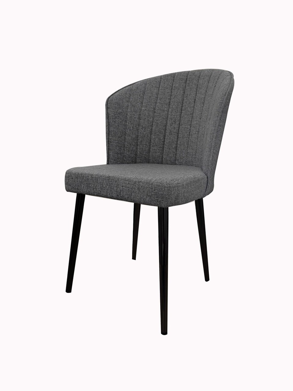Set scaune 2 piese, Hanah Home, Rubi, Gri/Negru - view 2