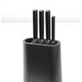 Suport pentru cutite si ustensile, Brabantia, Profile, 19x9.3x23 cm, plastic, gri inchis