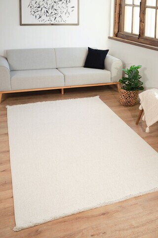 Covor, Loopy 5552, 60x100 cm, Poliester, Crem