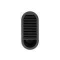 Suport pentru cutite si ustensile, Brabantia, Profile, 19x9.3x23 cm, plastic, gri inchis