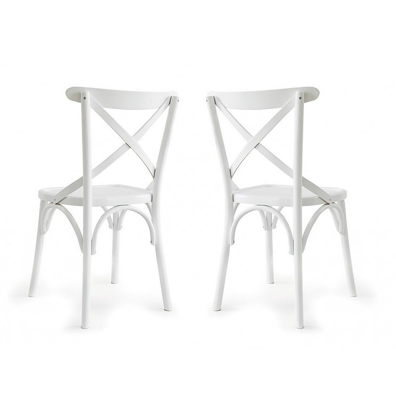 Set de scaune, Fairfax, Albero19, 100% LEMN THONET, Alb - 1 | YEO