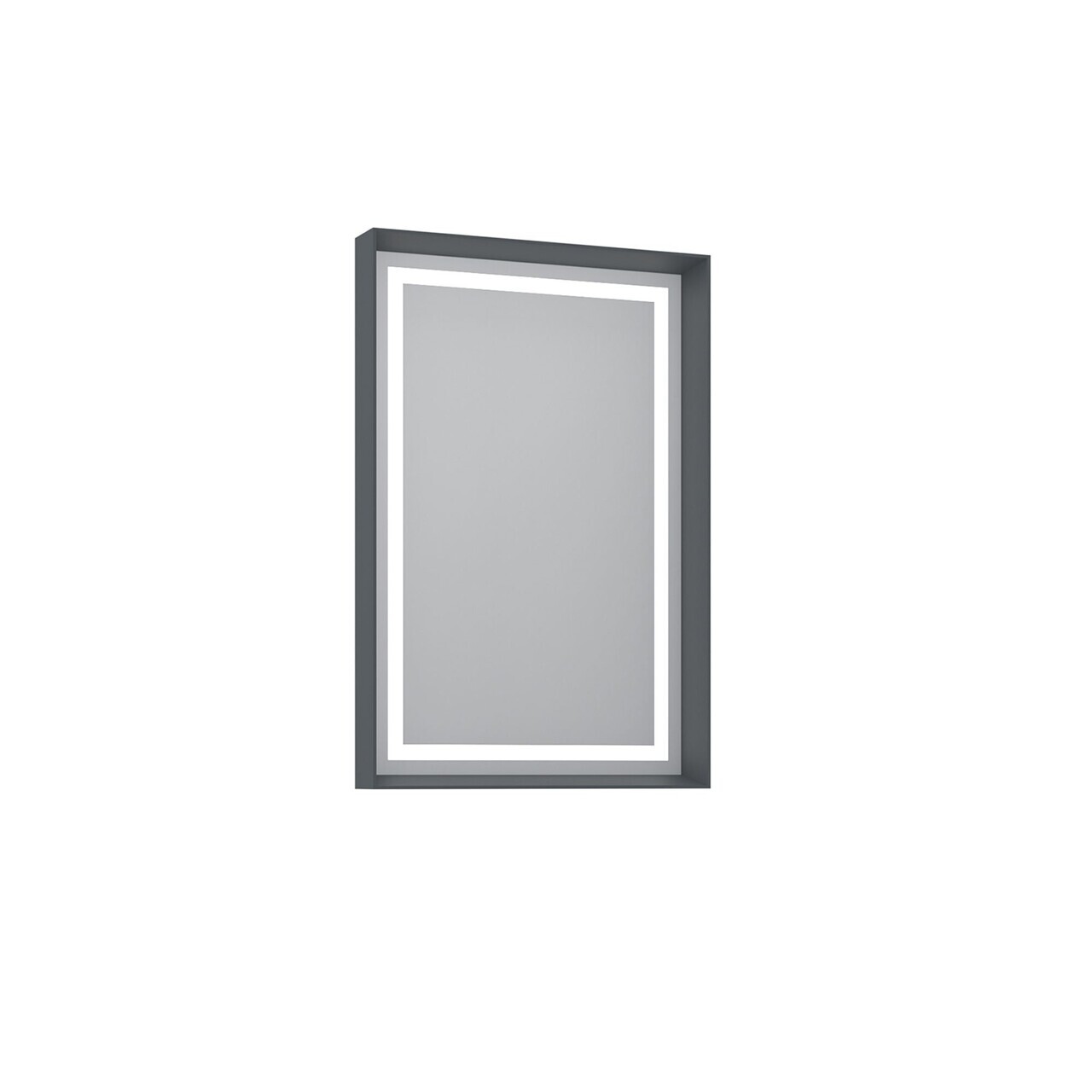 Oglinda decorativa, Hanah Home, Craft 60 x 90 v2, Antracit mat — imaginea 5