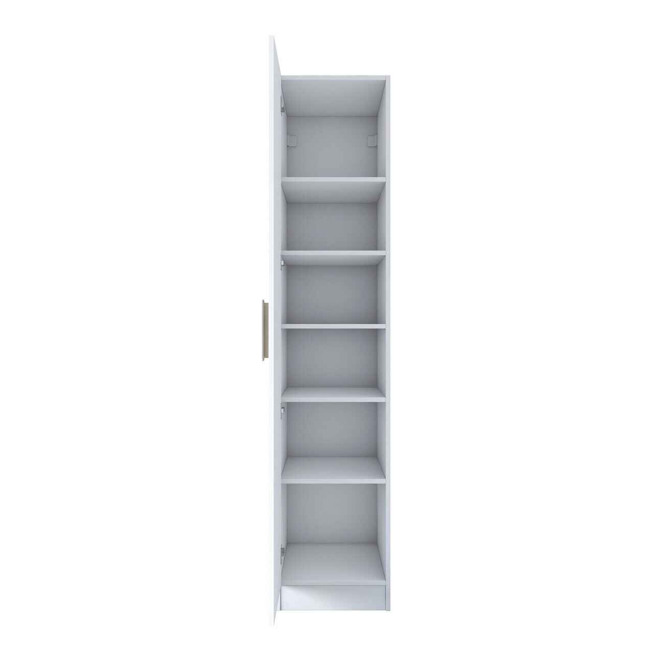 Dulap pentru haine, Hanah Home, BA190, 45x210x57.5 cm, PAL melaminat, Alb - view 9