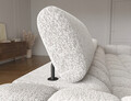 Coltar extensibil dreapta 3 locuri ELTAP, LT-20PEL, Felro, 285x181x93 cm, lemn/poliester, gri
