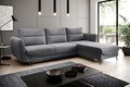 Coltar extensibil dreapta 3 locuri ELTAP, RT-06SO, Silva, 276x201x100 cm, lemn/poliester, gri inchis