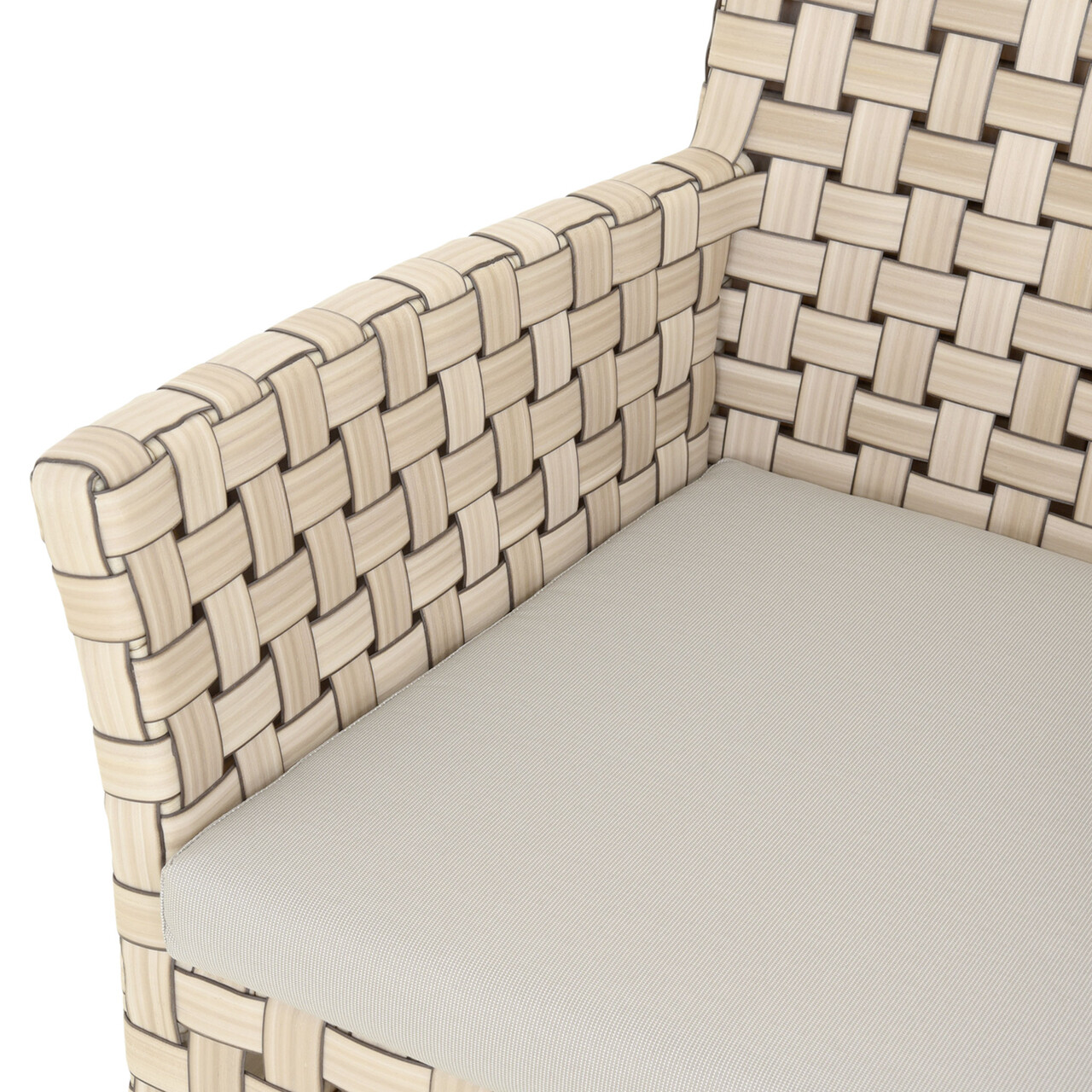 Fotoliu dining Cielo, 69x64x90 cm, aluminiu, gri - imagine 5