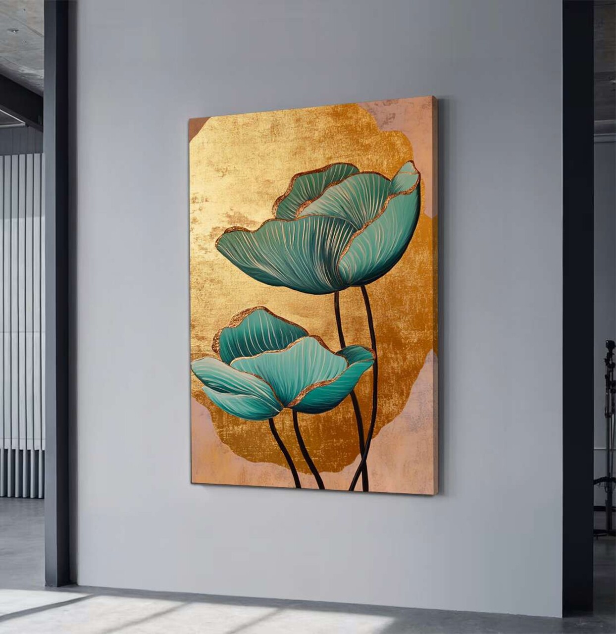 Tablou decorativ, YNS-1014-45 x 70, Lemn, Multicolor - view 2